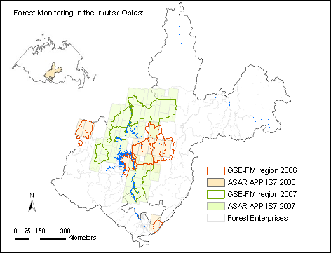 Forest Monitoring in the Irkutsk Oblast - Click to enlarge this figure!